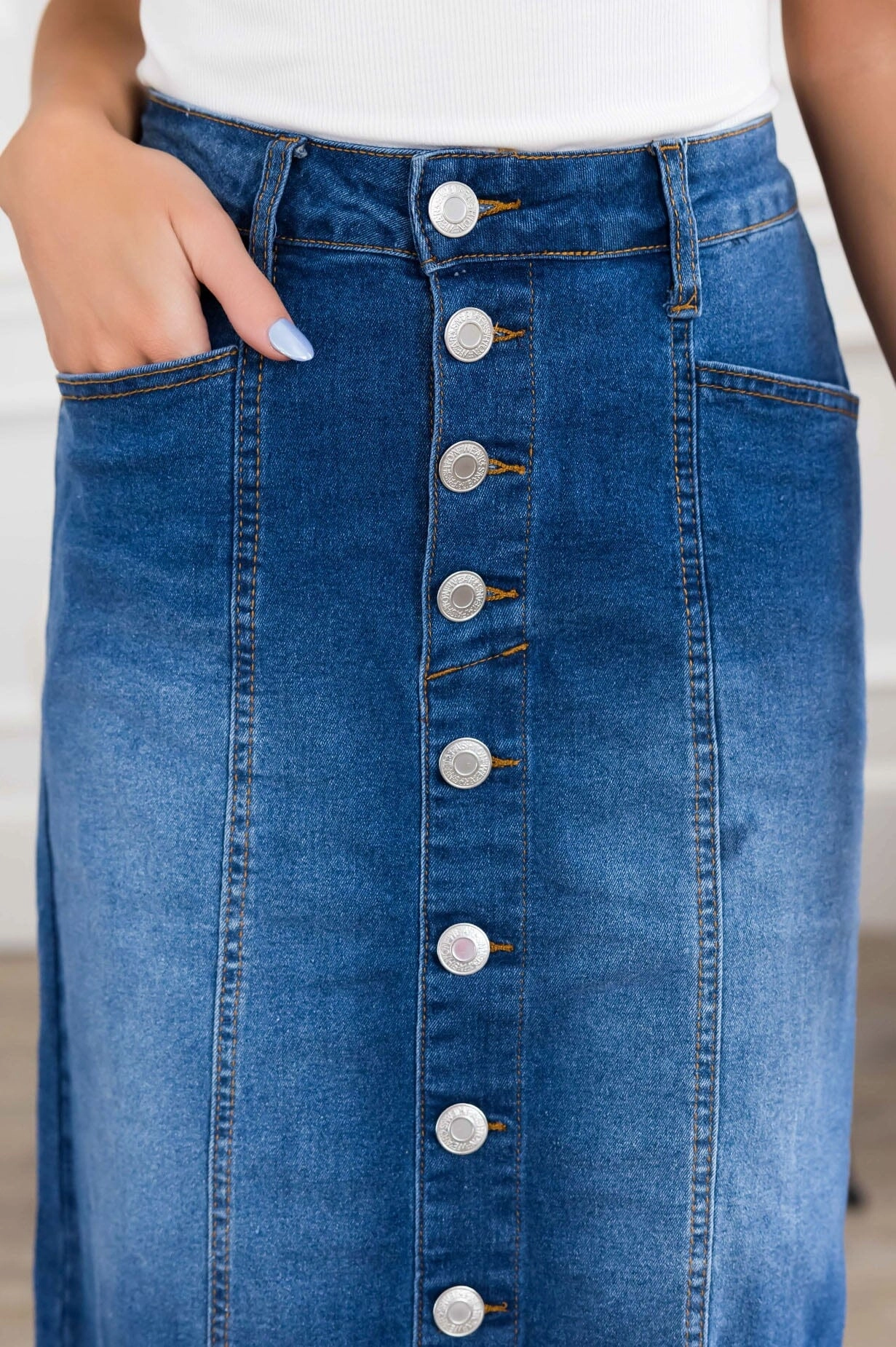 Out For More Denim Skirt