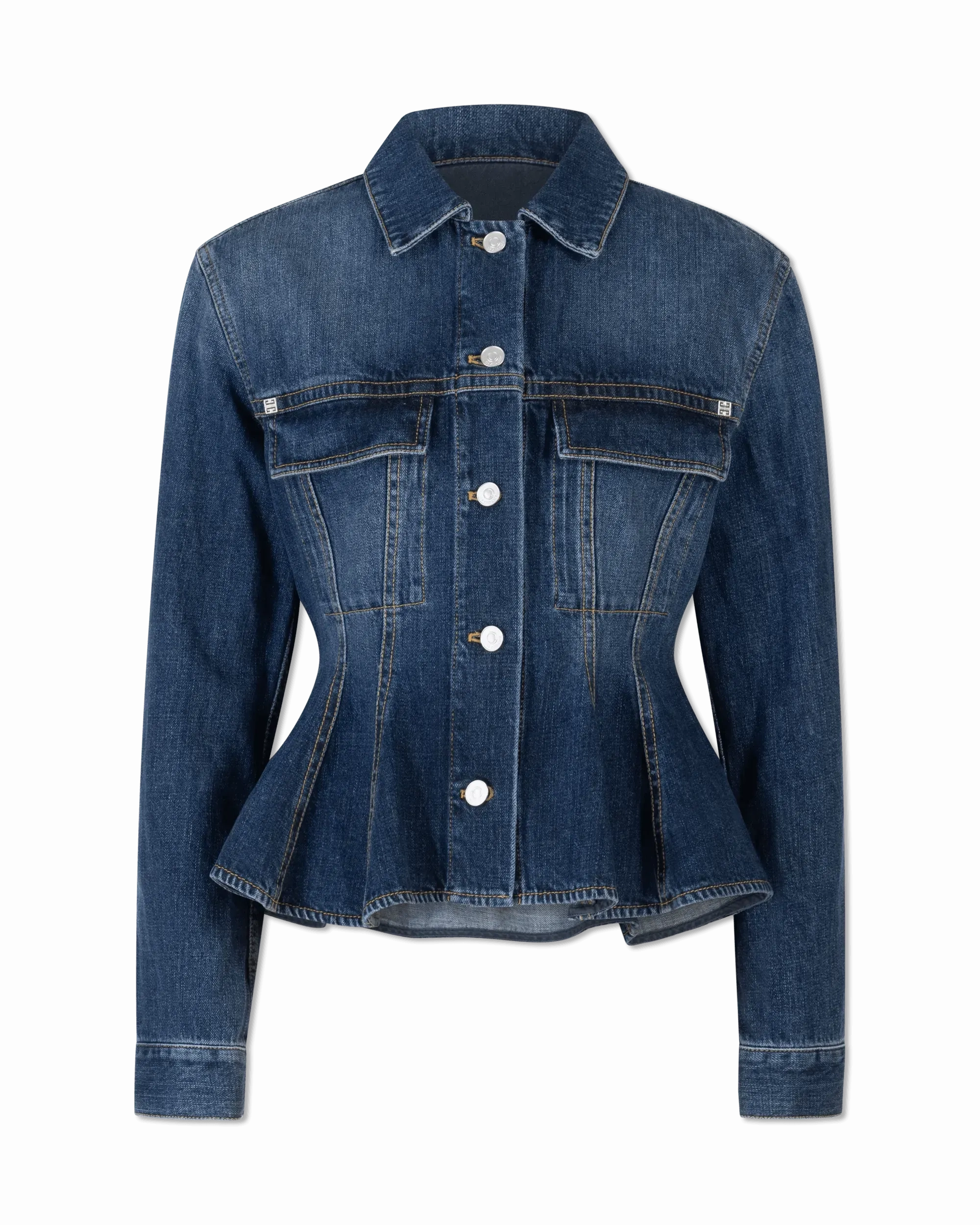 Peplum Denim Jacket