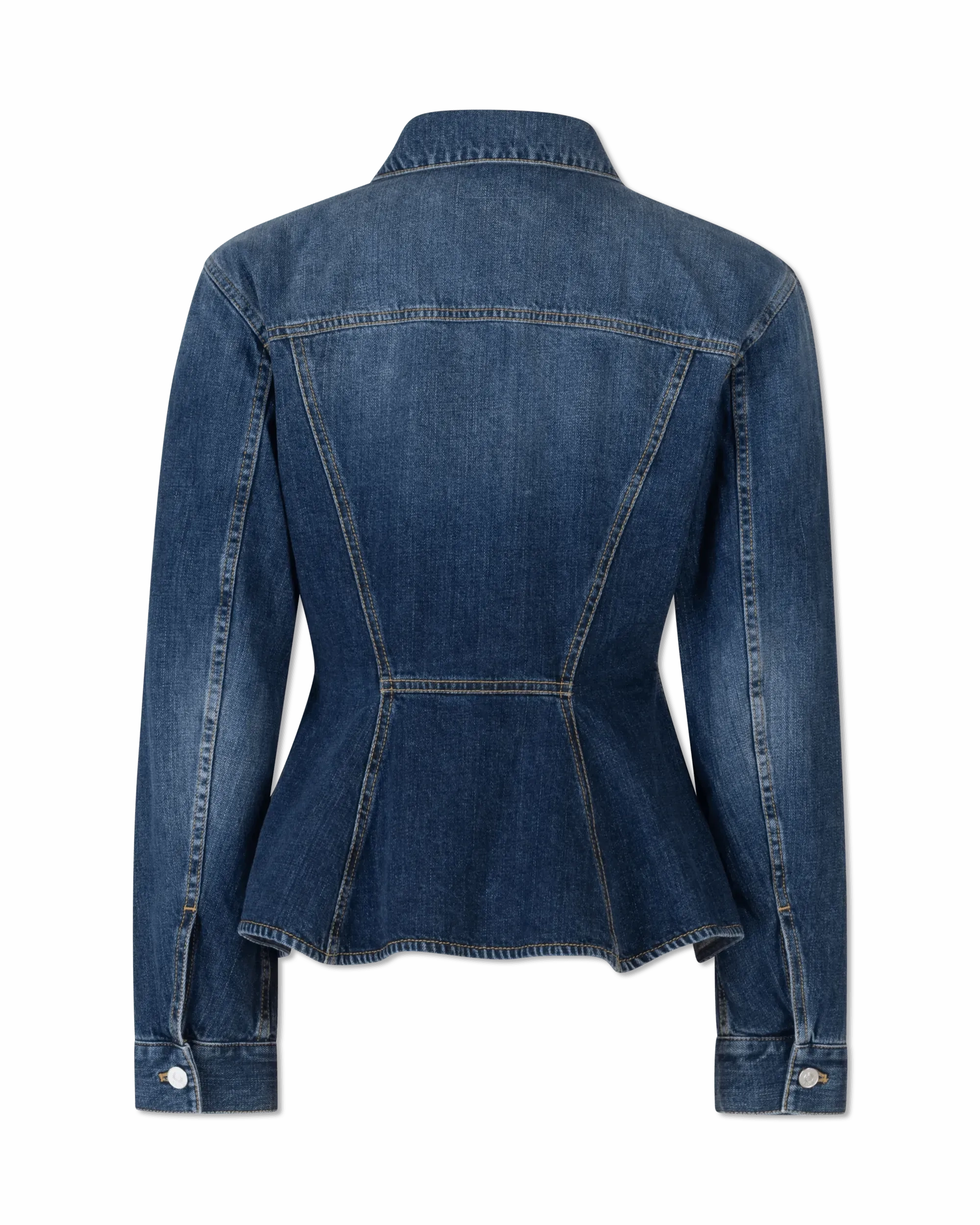 Peplum Denim Jacket
