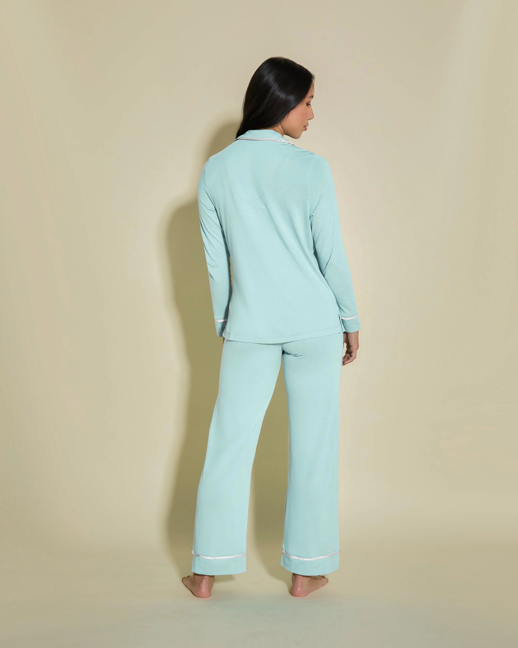 Petite Long Sleeve Top & Pant Pajama Set