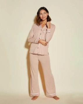 Petite Long Sleeve Top & Pant Pajama Set