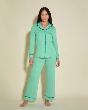 Petite Long Sleeve Top & Pant Pajama Set
