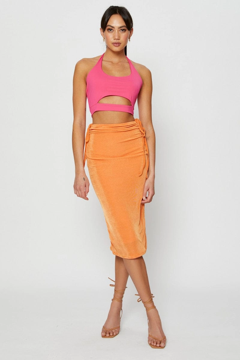 Pink Halter Top