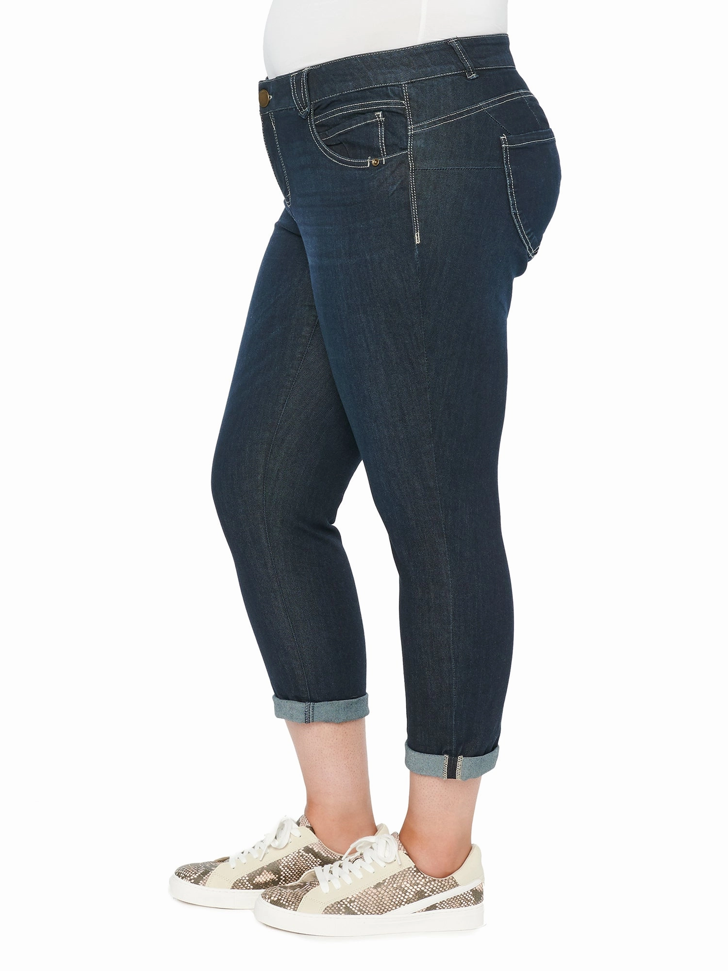Plus "Ab"solution® Ankle Skimmer Indigo