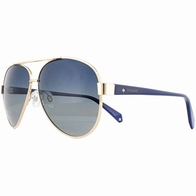 Polaroid Women's Sunglasses - Light Gold Aviator Frame | POLAROID PLD 4061/S 03YG/Z7