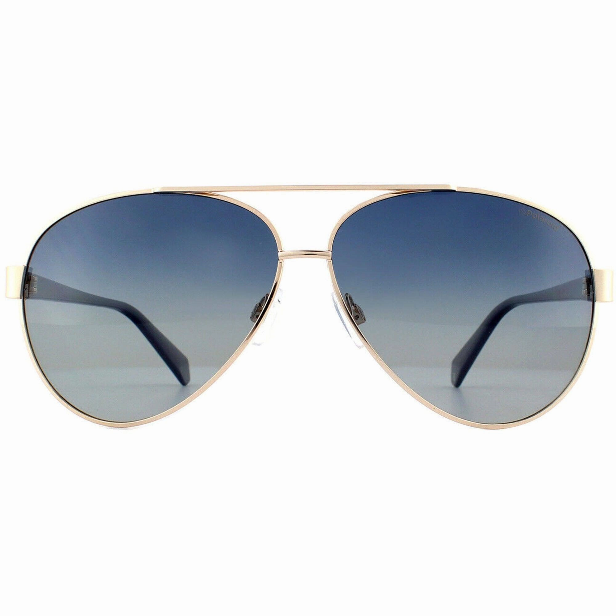 Polaroid Women's Sunglasses - Light Gold Aviator Frame | POLAROID PLD 4061/S 03YG/Z7