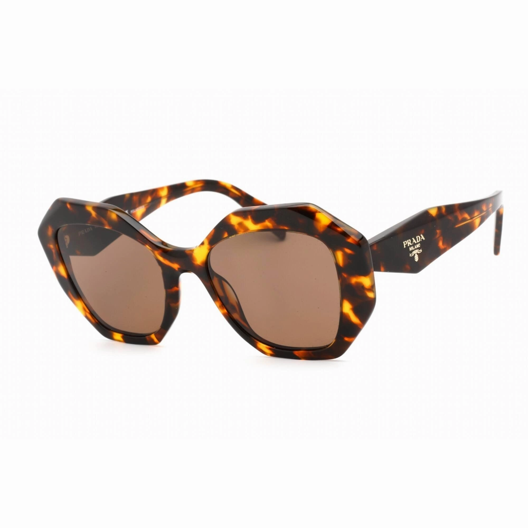 Prada Women's Sunglasses - Honey Tortoise Plastic Butterfly Frame | 0PR 16WS VAU05C
