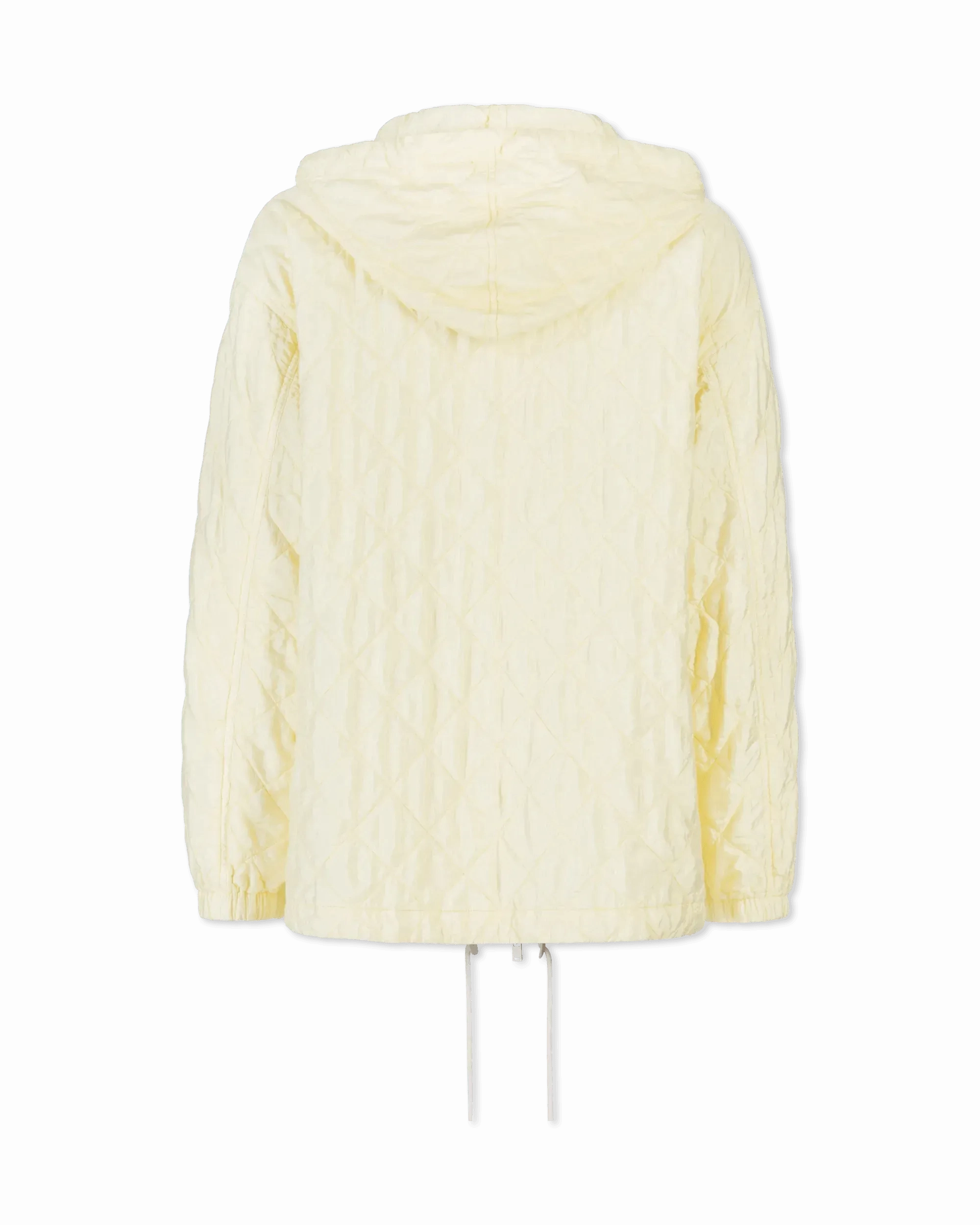 Quilted Silk And Nylon Jacket