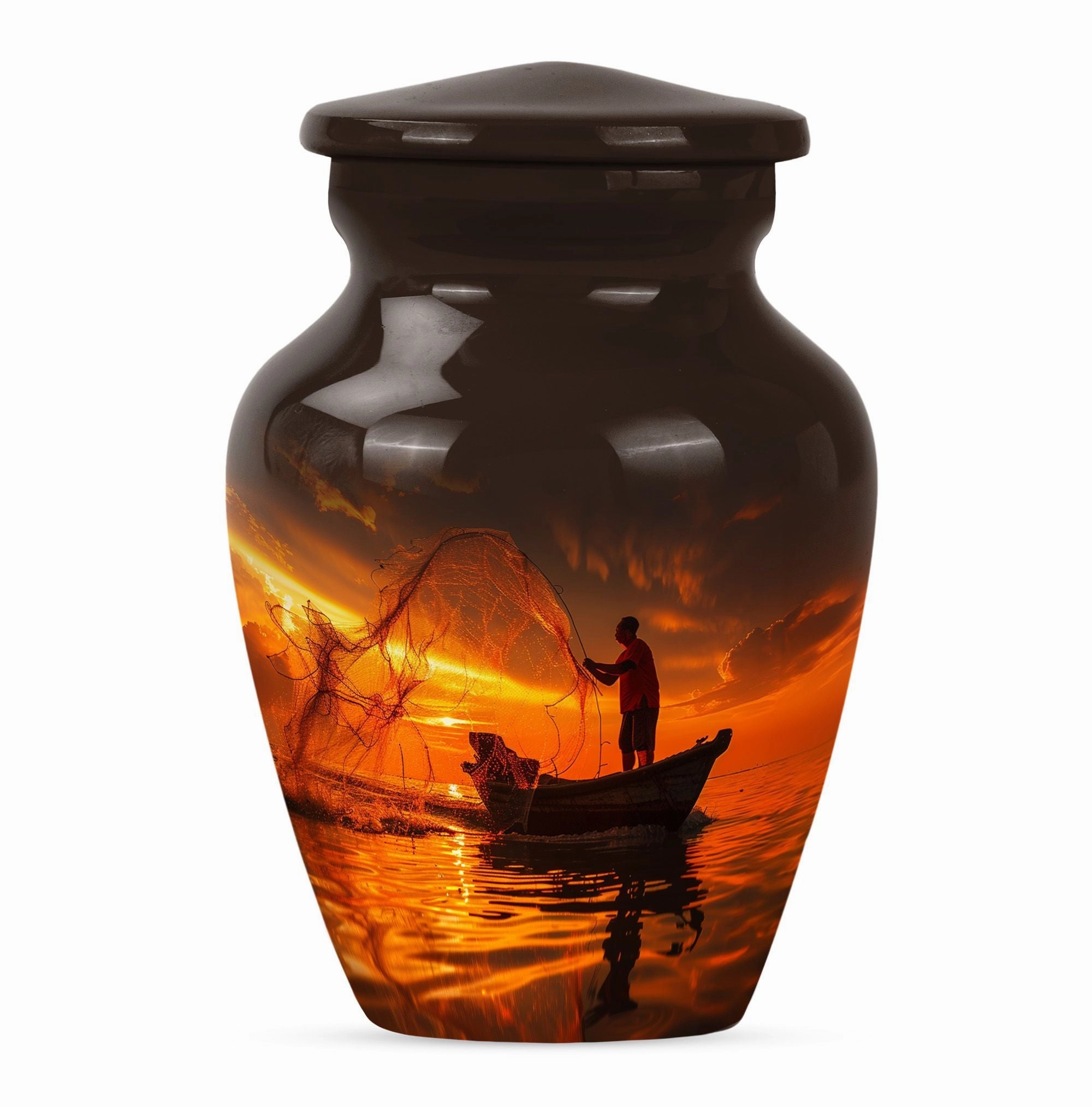 Remembrance Fishing Urn: A Memorial Tribute For Men's Ashes