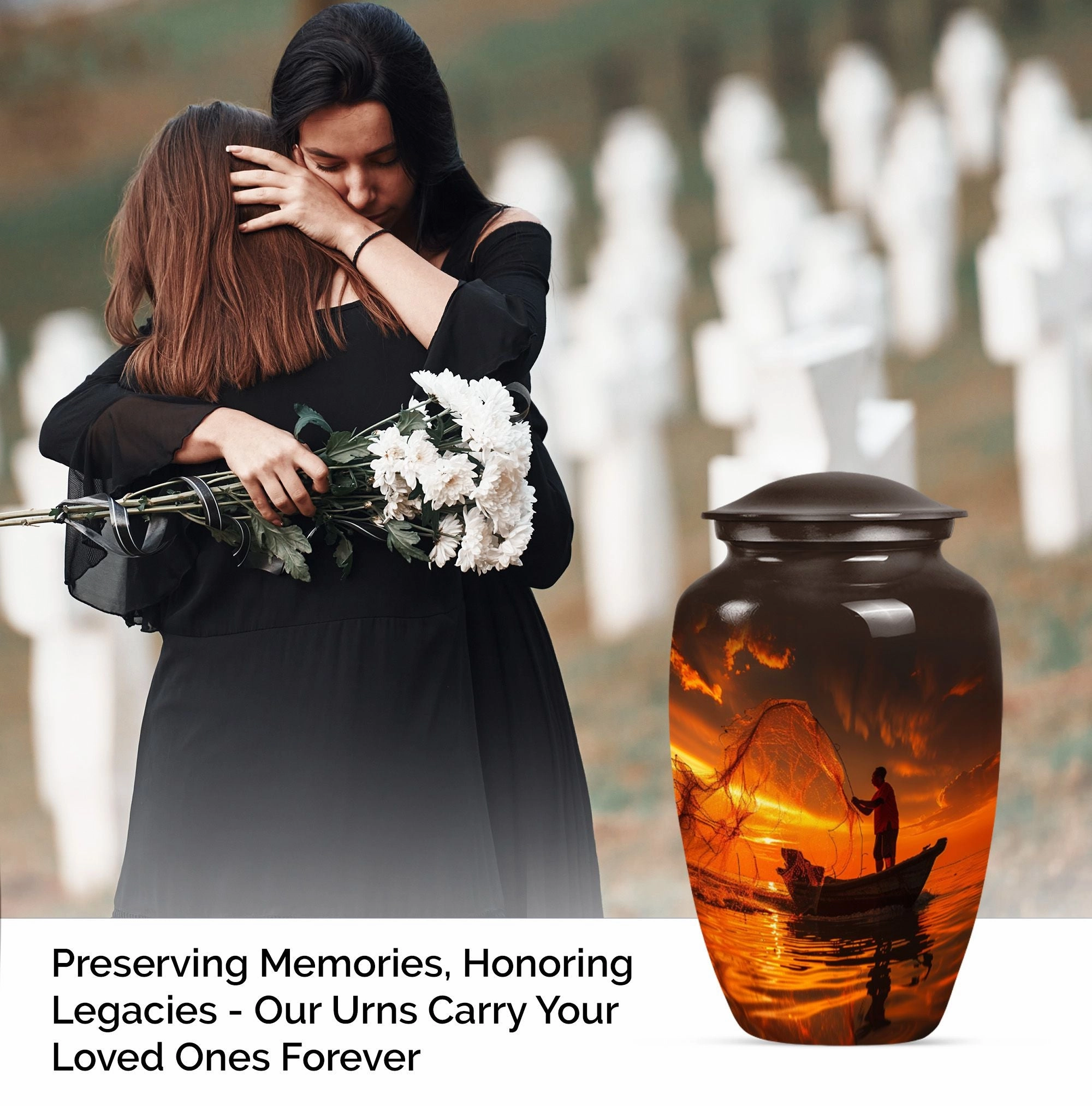 Remembrance Fishing Urn: A Memorial Tribute For Men's Ashes
