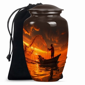 Remembrance Fishing Urn: A Memorial Tribute For Men's Ashes