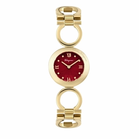 Salvatore Ferragamo SFYA00321 Women's Gancino Gold 28mm Bracelet Fashion Watch