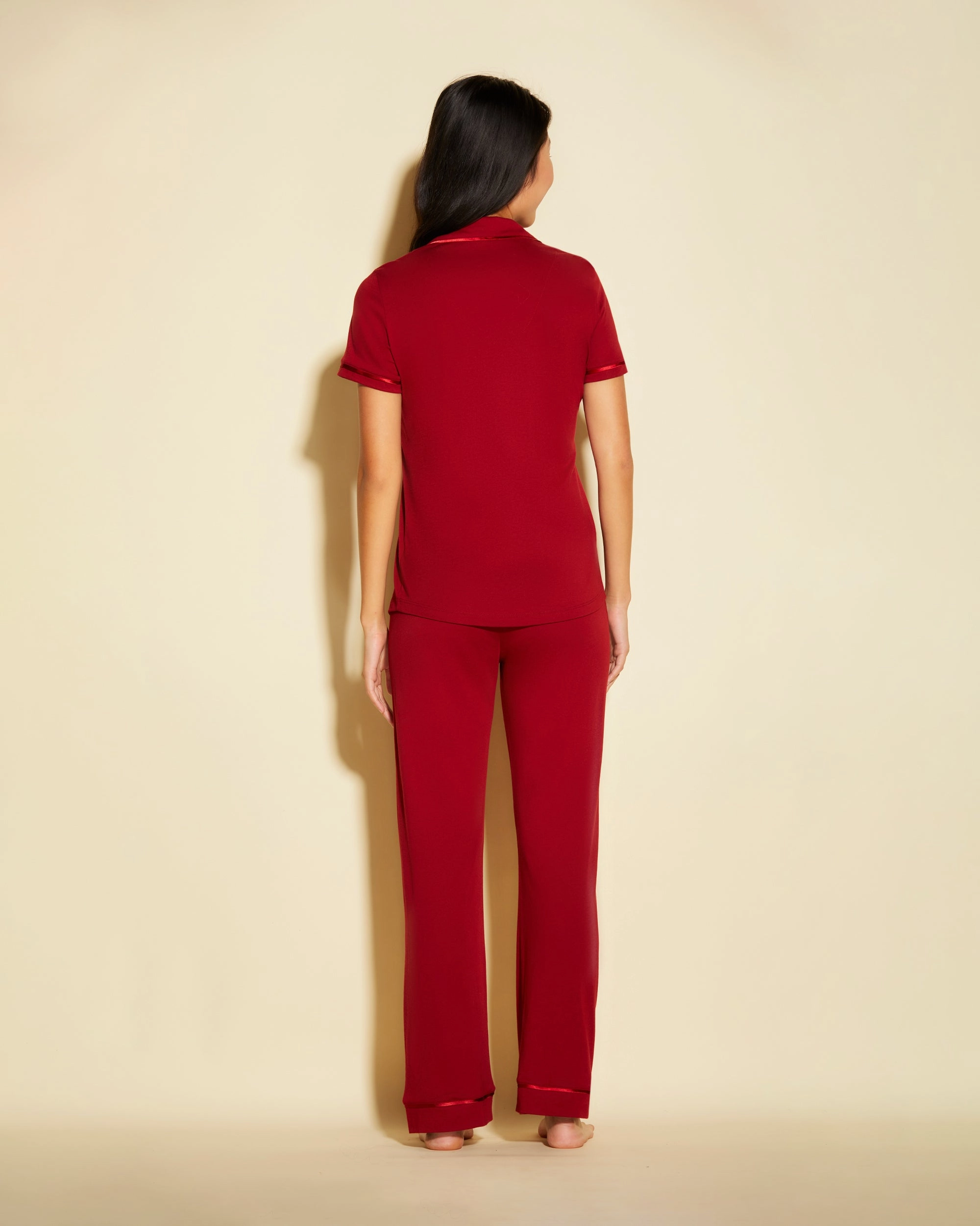 Short Sleeve Top & Pant Pajama Set