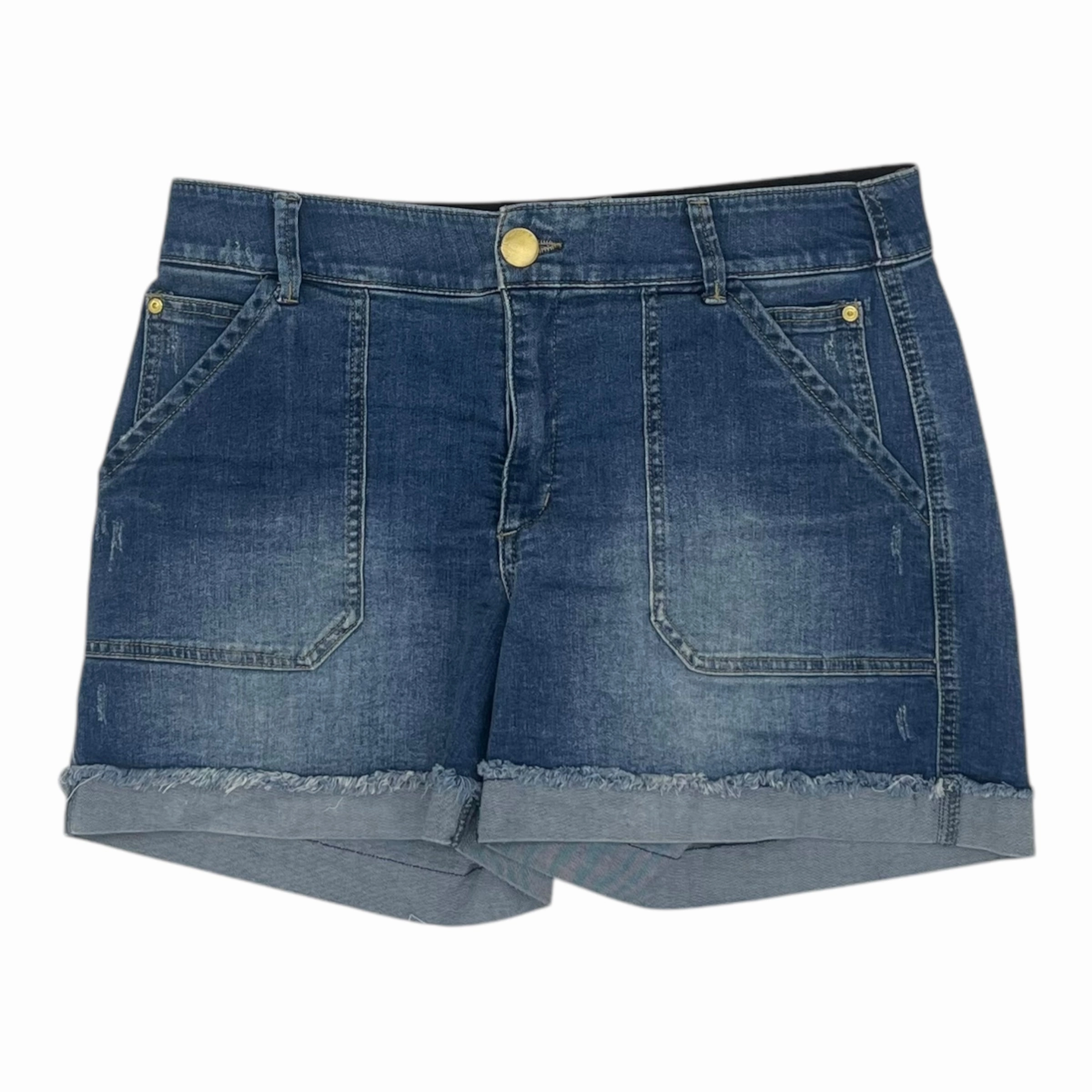 Shorts By Democracy In Blue Denim, Size:14