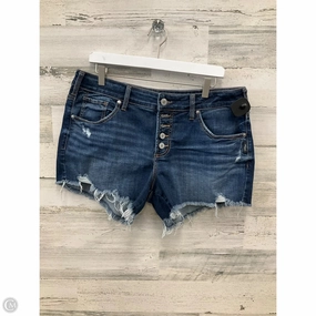 Shorts By Silver In Blue Denim, Size: 18