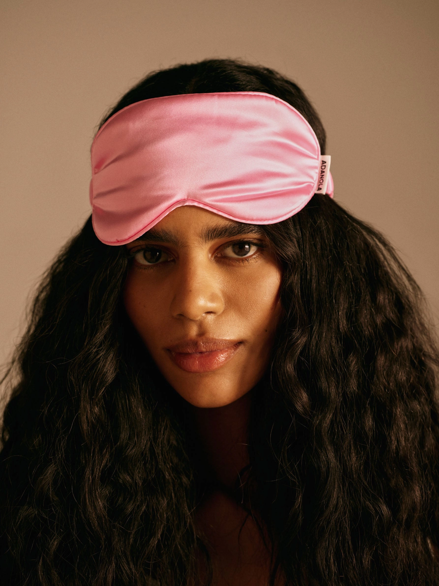 Silk Sleep Mask - Candy Pink