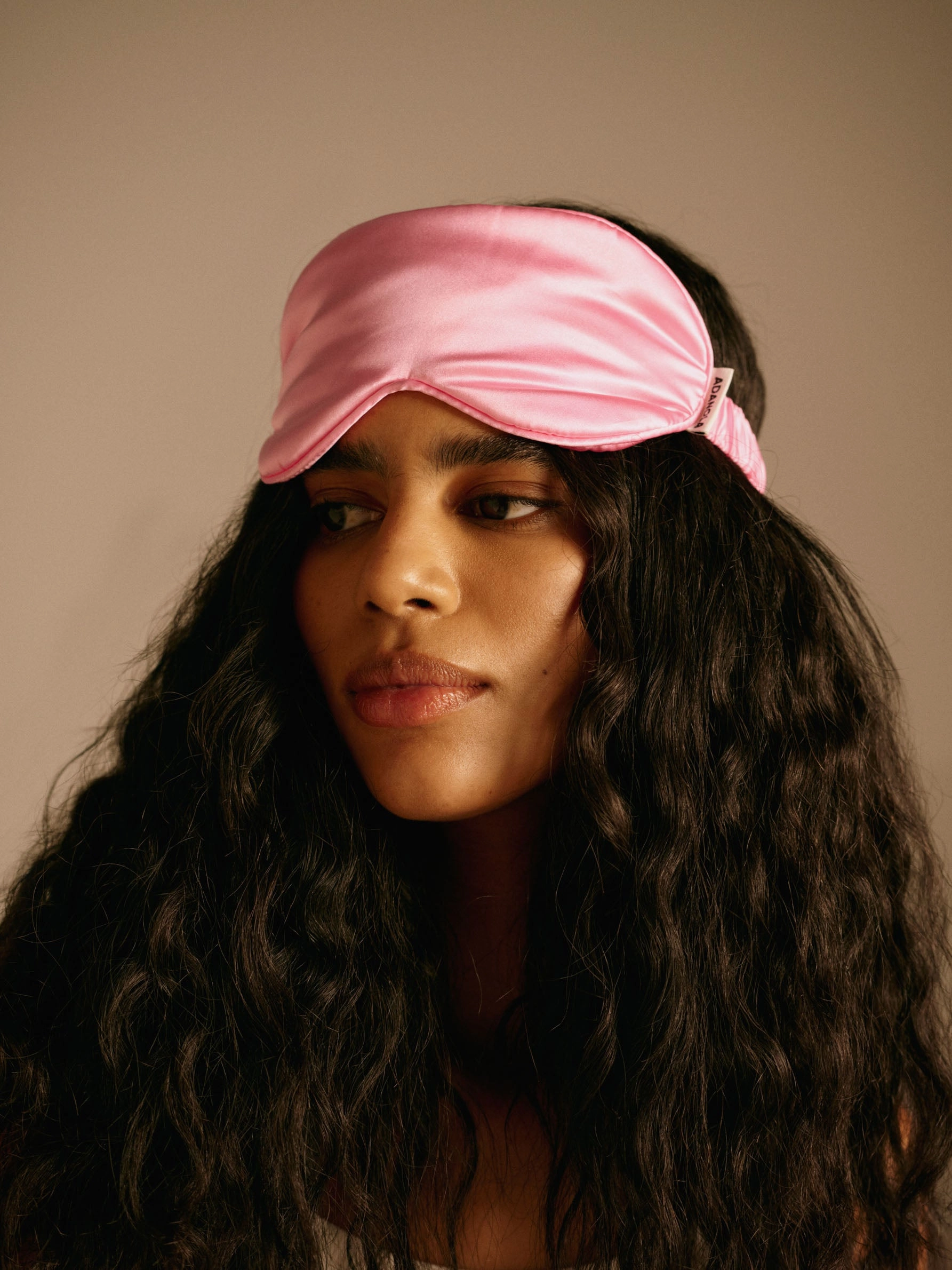 Silk Sleep Mask - Candy Pink