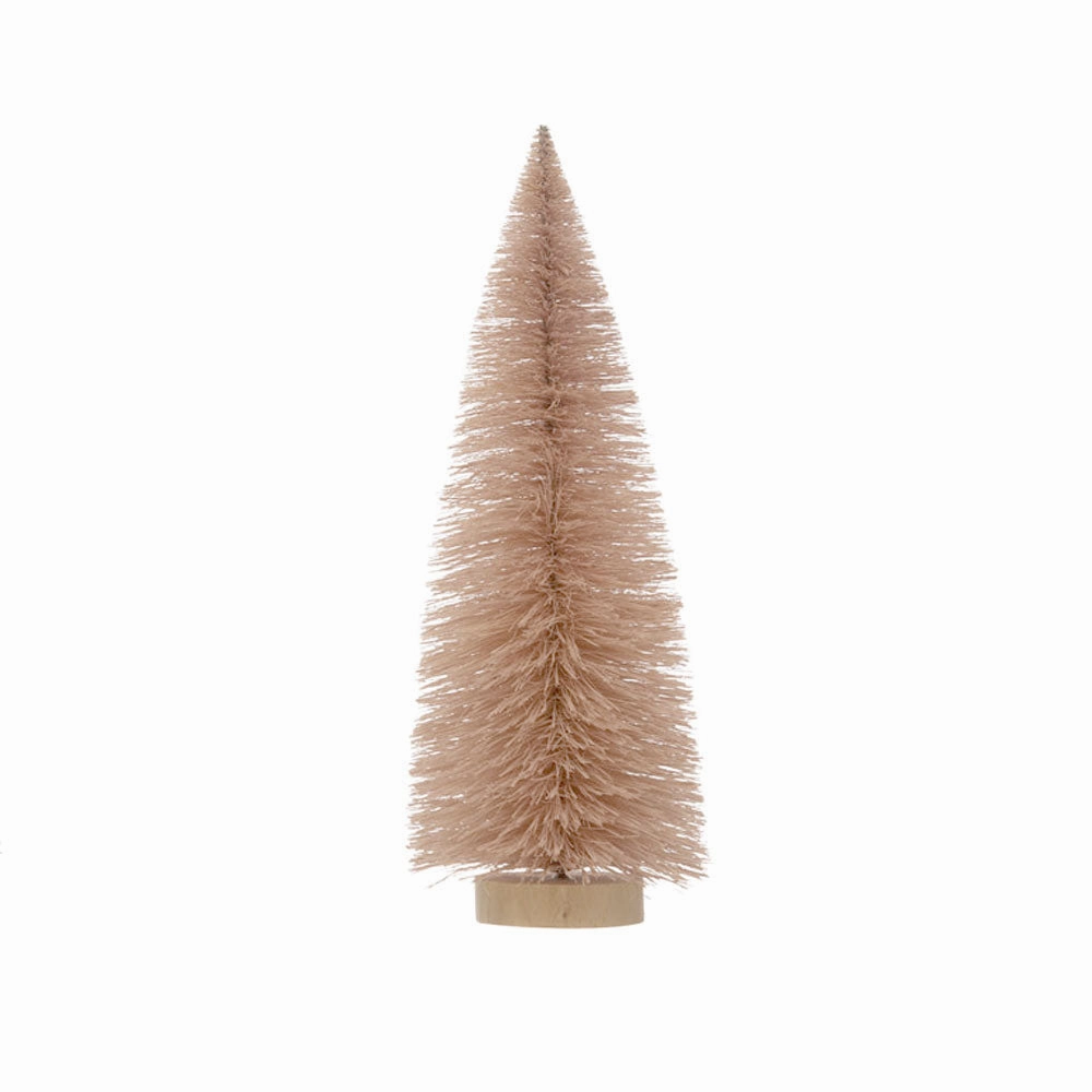 Sisal Bottle Brush Tree with Wood Base - 4.25" x 12"