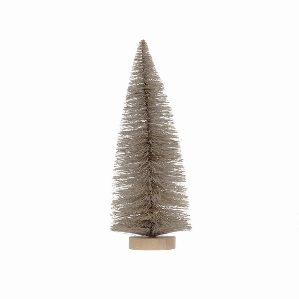 Sisal Bottle Brush Tree with Wood Base - 4.25" x 12"