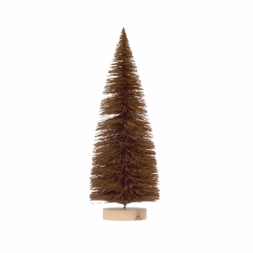Sisal Bottle Brush Tree with Wood Base - 4.25" x 12"