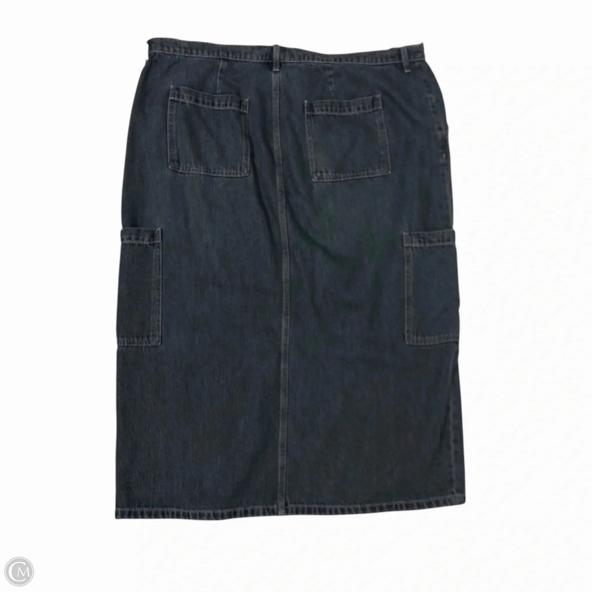 Skirt Midi By Old Navy In Blue Denim, Size: 20