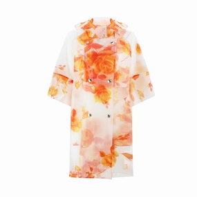 Sportmax	Tie-Dyed Hooded Raincoat