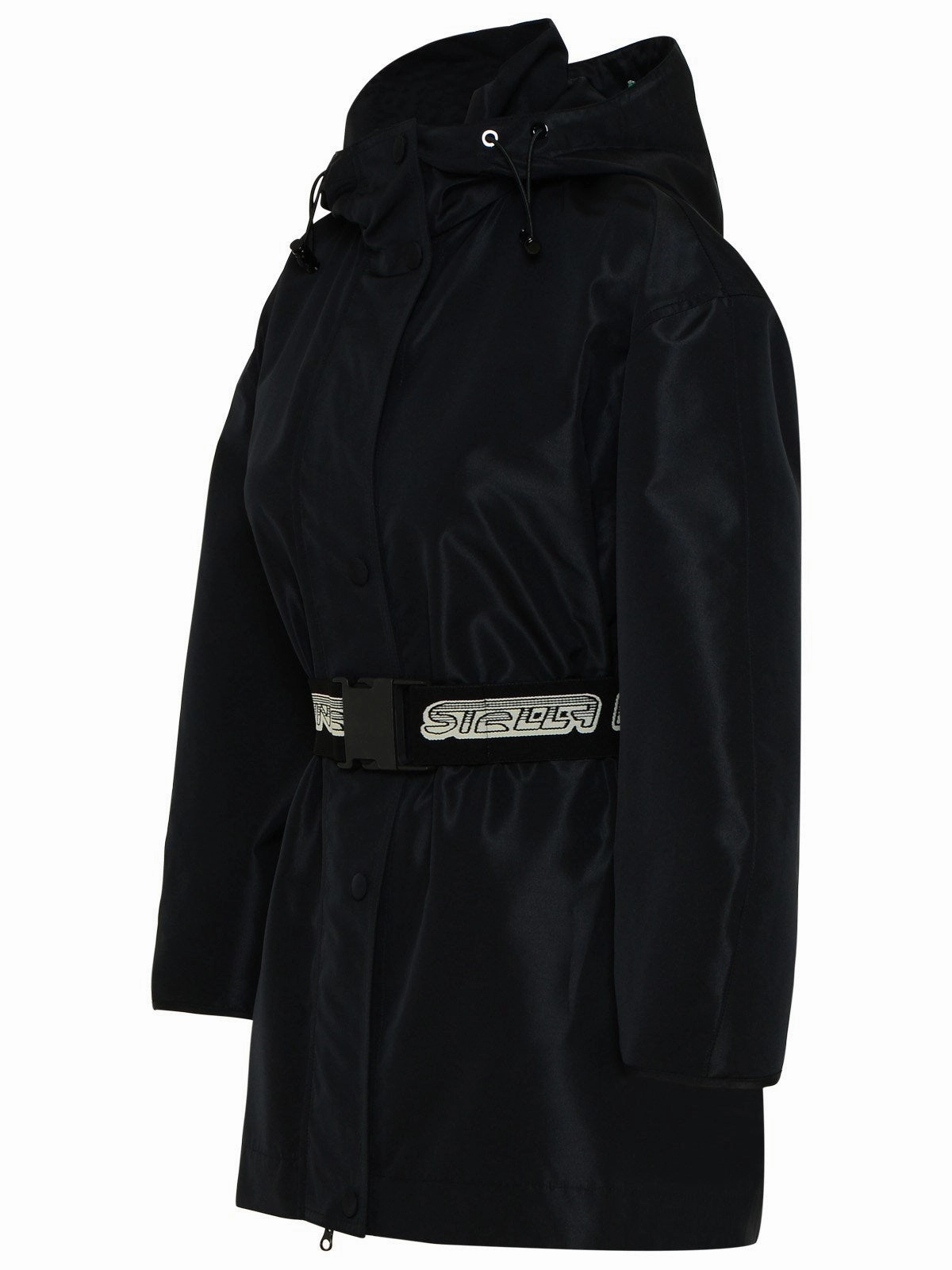 Stella McCartney Drawstring Hooded Belt Jacket