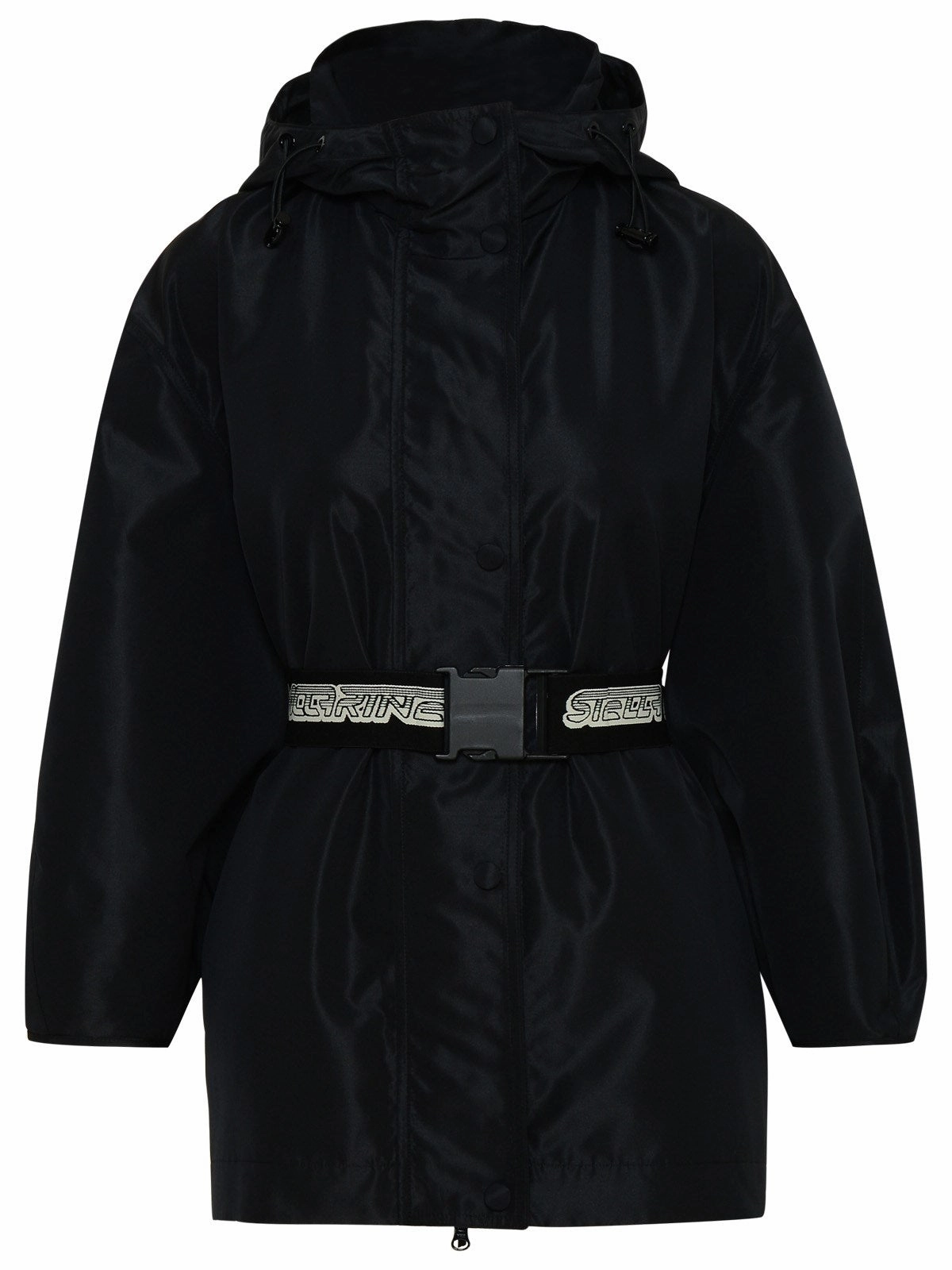 Stella McCartney Drawstring Hooded Belt Jacket