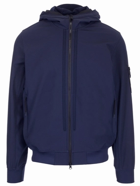 Stone Island Hooded Zip-Up Jacket