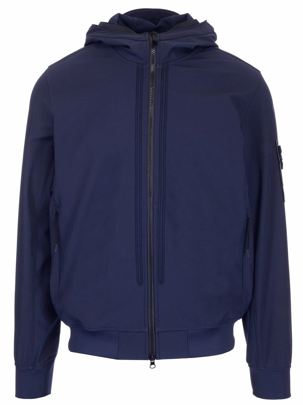 Stone Island Hooded Zip-Up Jacket