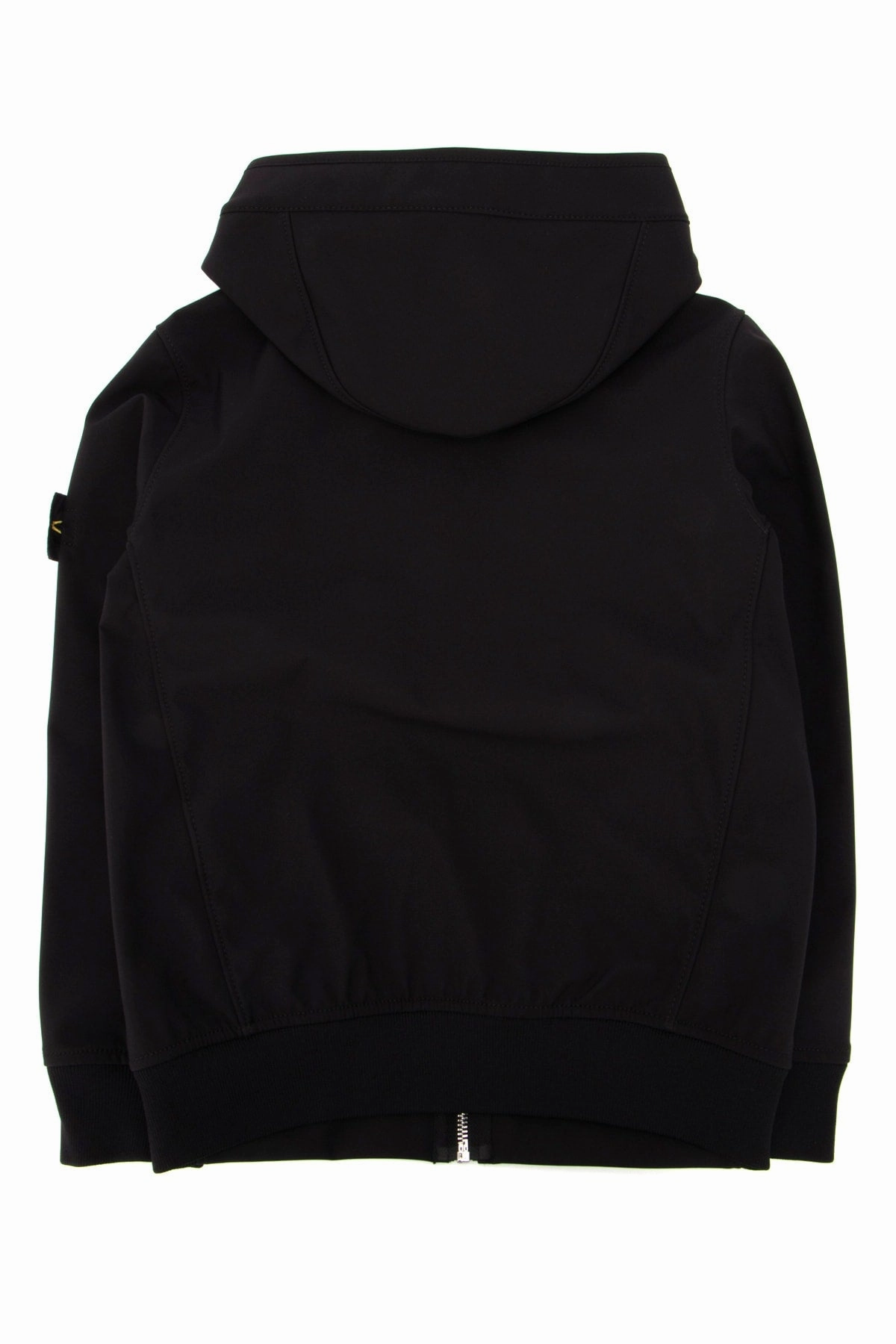 Stone Island Junior Logo Patch Hooded Jacket