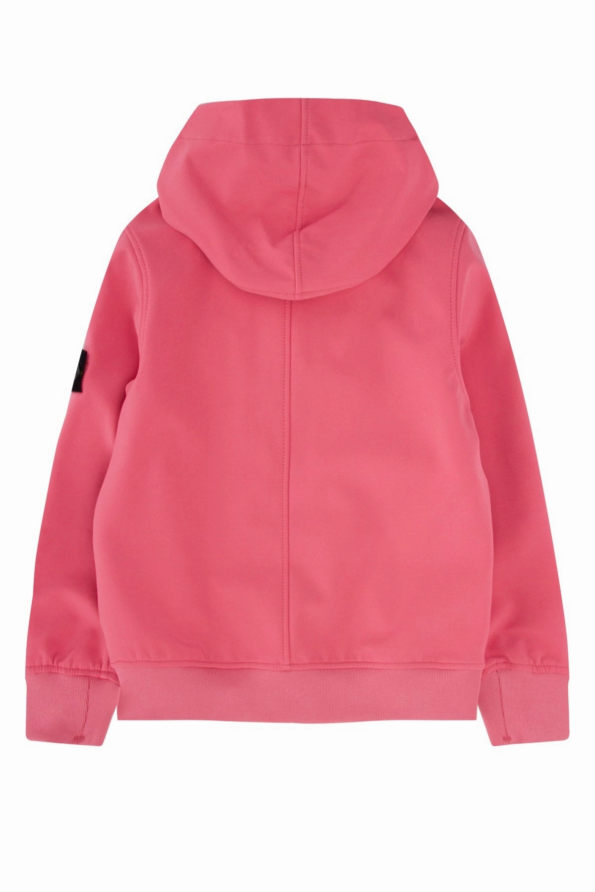 Stone Island Junior Logo Patch Zip-Up Hooded Jacket