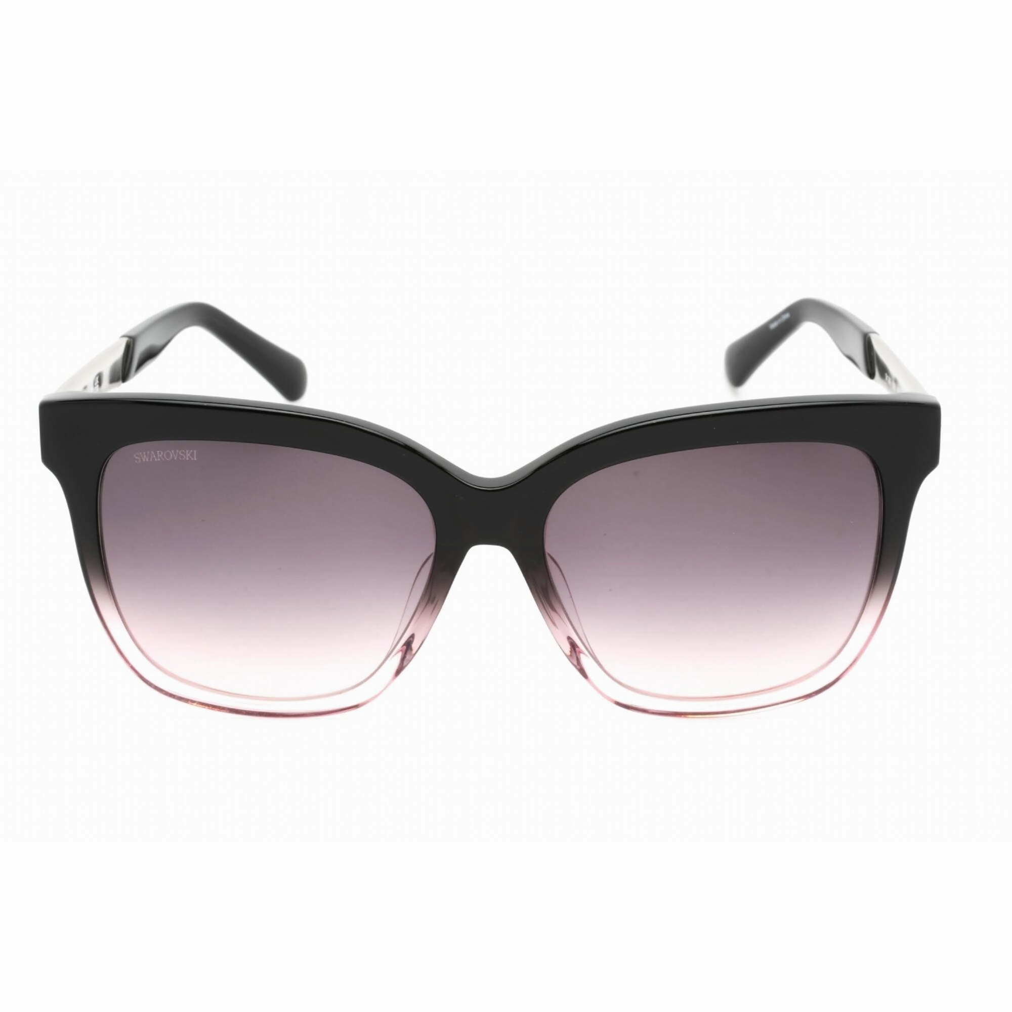 Swarovski Men's Sunglasses - Full Rim Black/Transparent Plastic Square | SK0366 05B