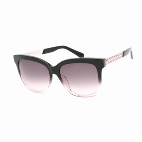 Swarovski Men's Sunglasses - Full Rim Black/Transparent Plastic Square | SK0366 05B
