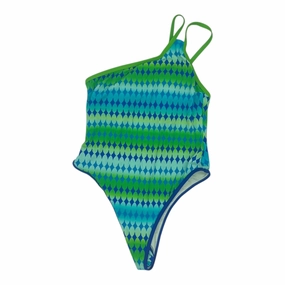 Swimsuit By Cupshe In Blue & Green, Size:L