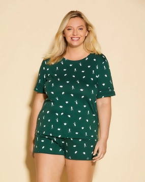 T Shirt & Boxer Lounge Set