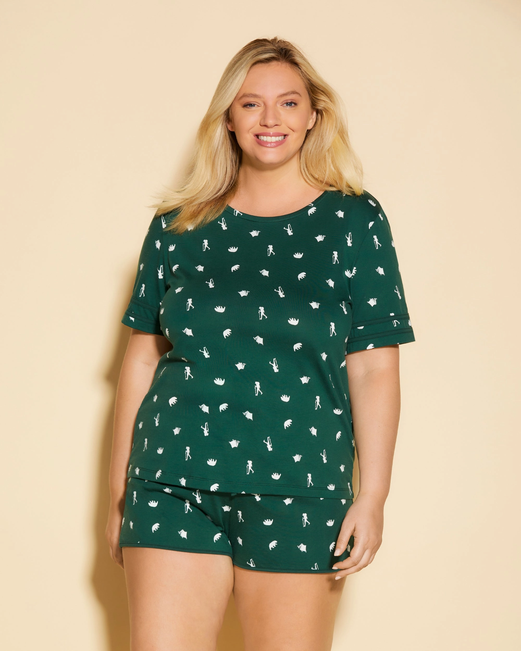 T Shirt & Boxer Lounge Set