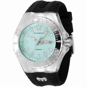 Technomarine Men's Watch - Cruise Monogram Silver Case Turquoise Dial | TM-122009