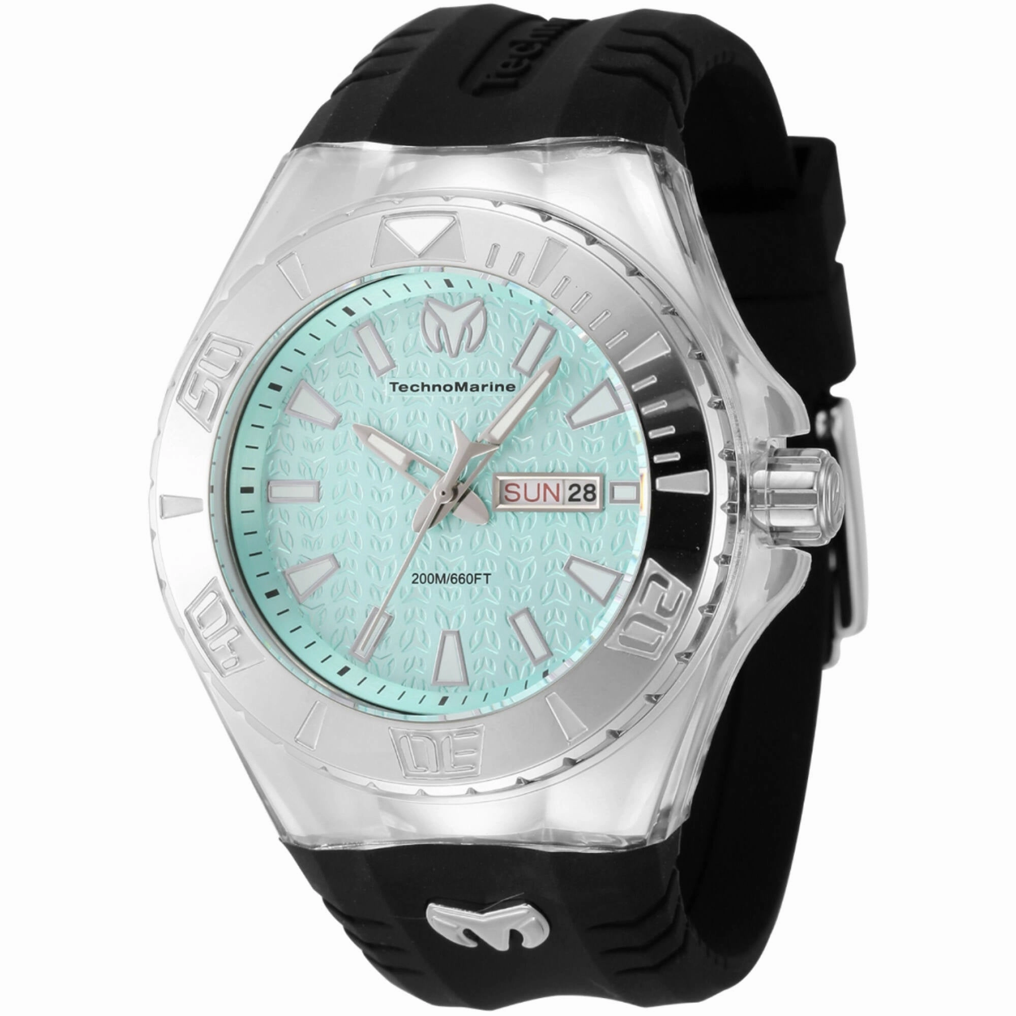 Technomarine Men's Watch - Cruise Monogram Silver Case Turquoise Dial | TM-122009