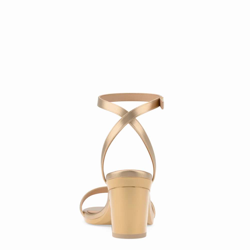 The Brenna - Matte Gold 3 Block