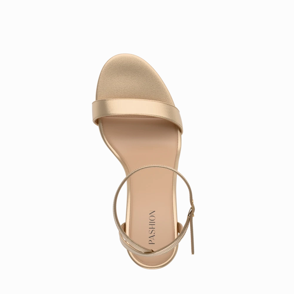 The Brenna - Matte Gold 4 Block