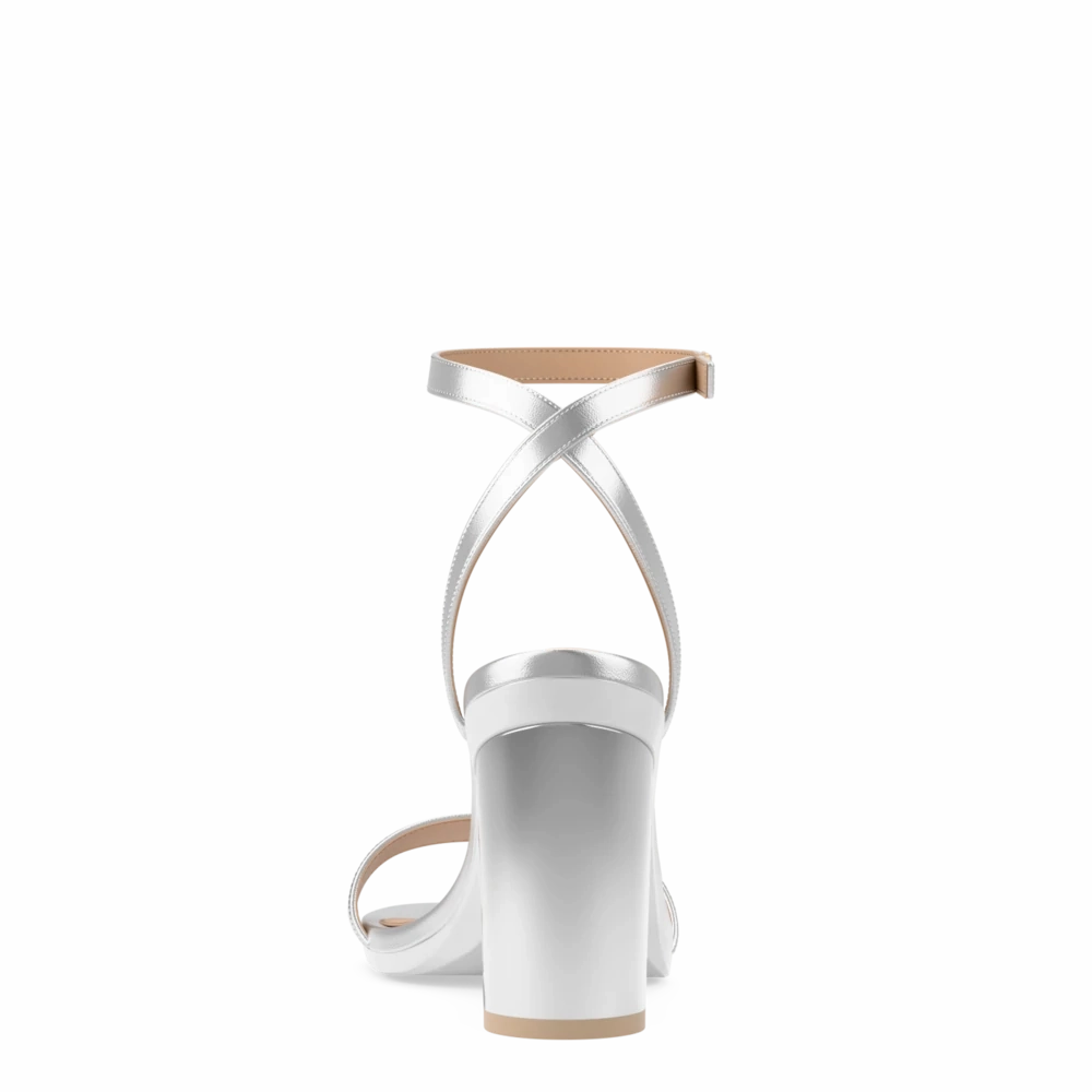 The Brenna - Matte Silver 4 Block