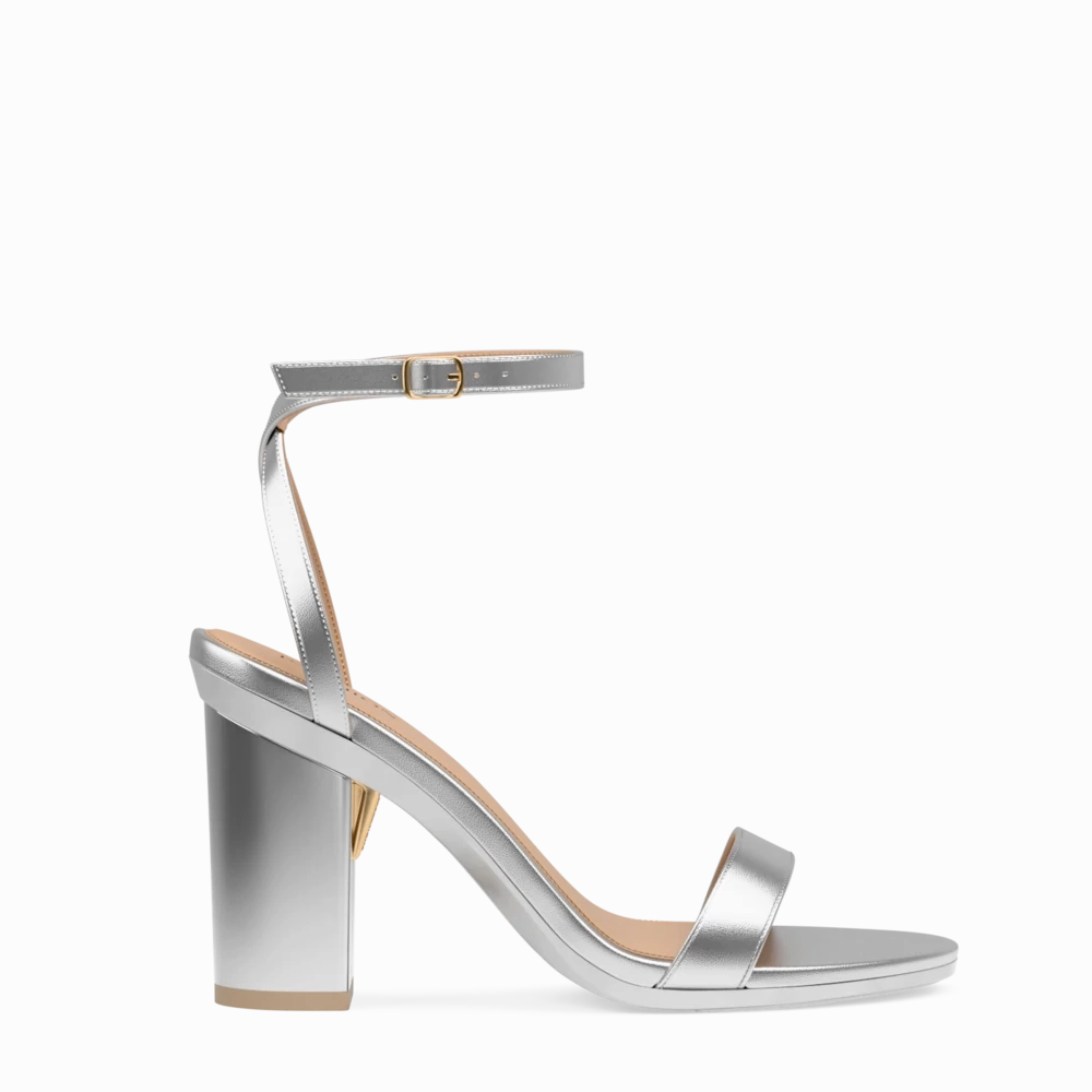 The Brenna - Matte Silver 4 Block
