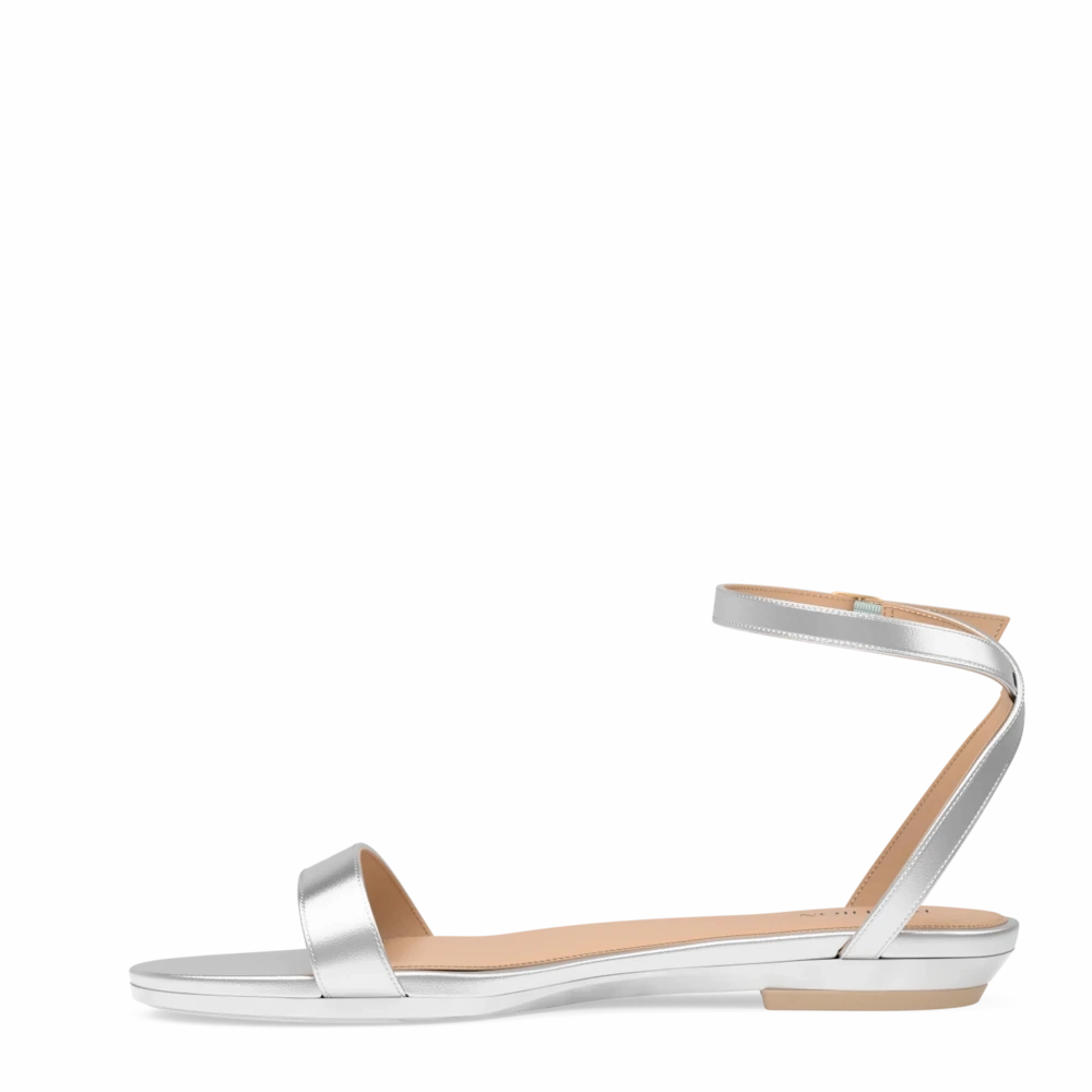 The Brenna - Matte Silver Flat