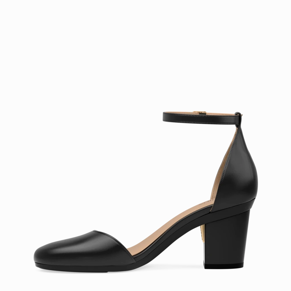 The Jocelyn - Coal Satin 3 Block - FINAL SALE