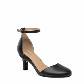 The Jocelyn - Coal Satin 3 Stiletto - FINAL SALE
