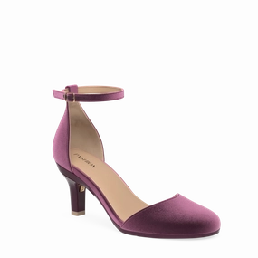 The Jocelyn - Sugar Plum Velvet 3 Stiletto - FINAL SALE