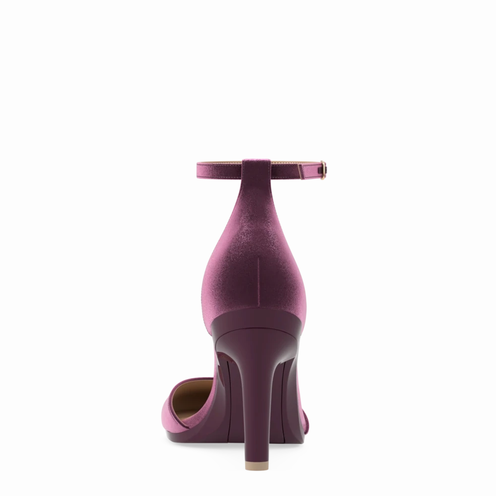 The Jocelyn - Sugar Plum Velvet 4 Stiletto - FINAL SALE