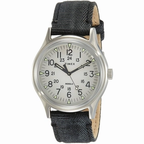 Timex Men's Watch - MK1 Quartz Stainless Steel Case Black Fabric Strap | TW2R68300