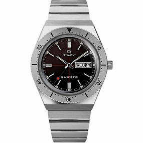 Timex Men's Watch - Q Todd Synder Rotating Bezel Black Dial Bracelet | TW2T95500JR